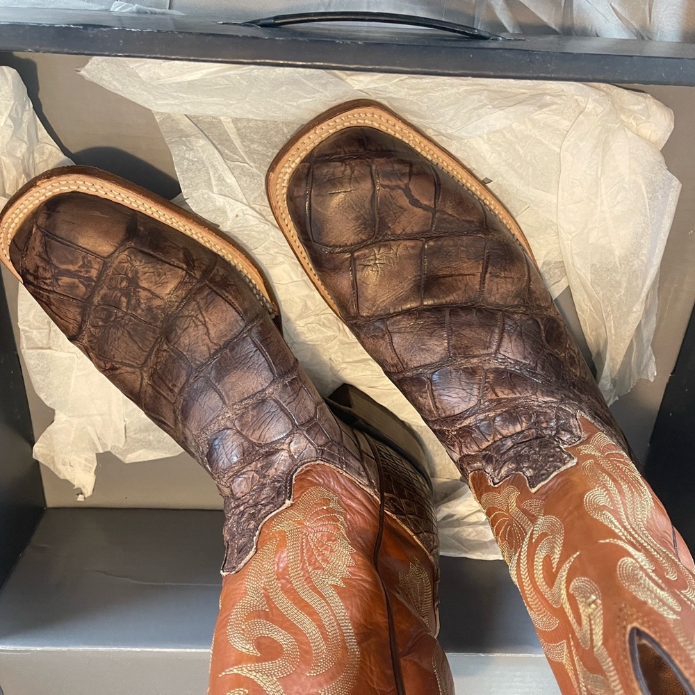 Lucchese Alligator Boots 12D